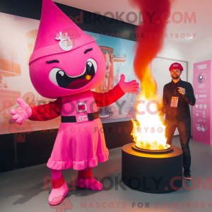 Máscara Pink Fire Eater...