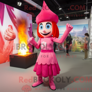 Máscara Pink Fire Eater...