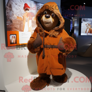 Rust Aglet mascottekostuum...