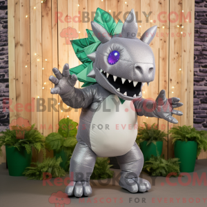 Sølv Stegosaurus...