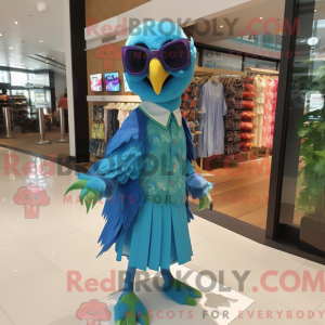 Turquoise Parrot mascot...