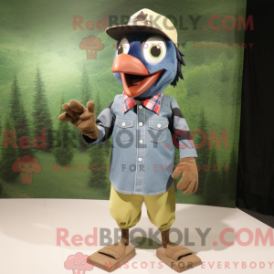 Oliven spætte maskot...
