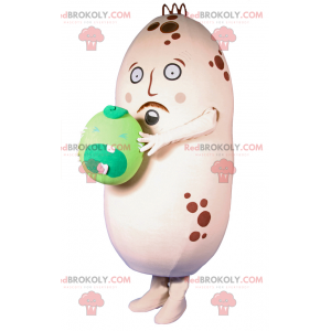 Mascotte di patate con piselli piangenti - Redbrokoly.com