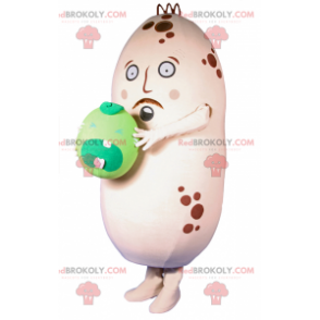Potato mascot with weeping peas - Redbrokoly.com