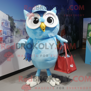 Postava maskota Sky Blue...