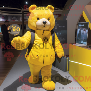 Disfraz de mascota del oso...