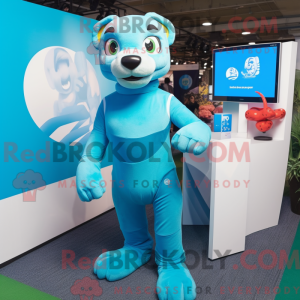 Disfraz de mascota Cyan...