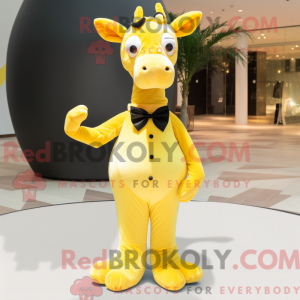 Gele giraffe...