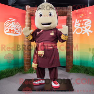 Personaggio mascotte Maroon...