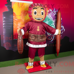 Maroon Pad Thai maskot...