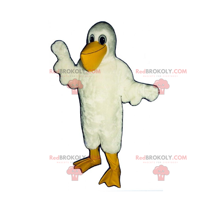 Mascote pelicano - Redbrokoly.com