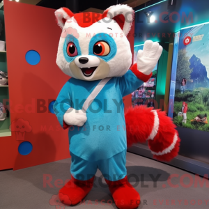 Sky Blue Red Panda...