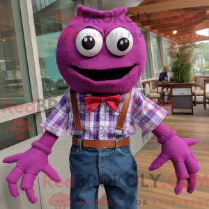 Magenta Crab Cakes mascot...