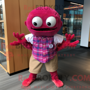 Magenta Crab Cakes mascot...