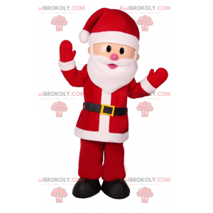 Lächelndes Weihnachtsmann-Maskottchen - Redbrokoly.com