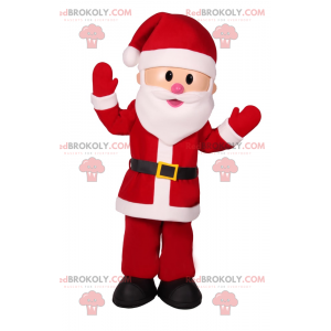 Mascota de Santa Claus sonriente - Redbrokoly.com