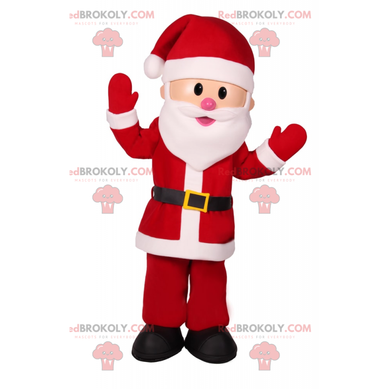 Sorridente mascotte di Babbo Natale - Redbrokoly.com