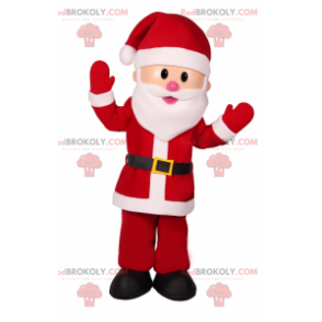 Mascota de Santa Claus sonriente - Redbrokoly.com