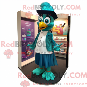 Costume de mascotte de paon...