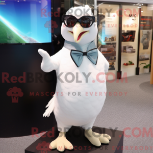 White Pigeon maskot kostume...