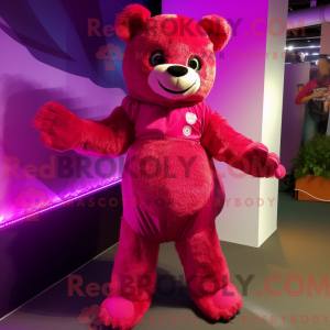 Disfraz de mascota Magenta...