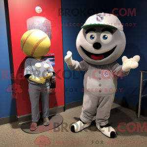 Gray Raspberry mascot...