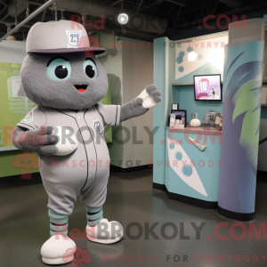 Gray Raspberry mascot...