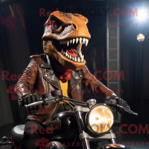 Rust Tyrannosaurus maskot...