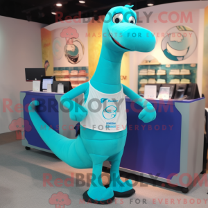 Cyan Brachiosaurus...