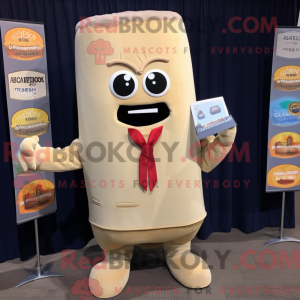Beige Enchiladas mascot...