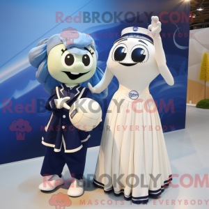 Navy Handball Ball mascot...