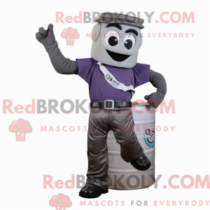 Grey Soda Can maskot...