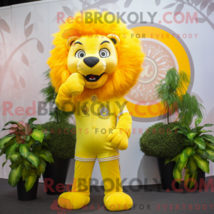 Costume mascotte de Lion...