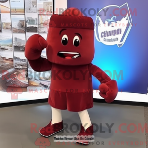 Maroon Boxing Glove...