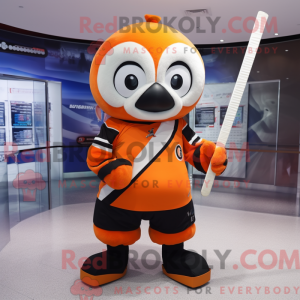 Orange Ice Hockey Stick...