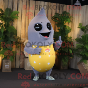 Grijze Mango mascotte...