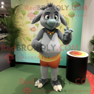 Grijze Mango mascotte...