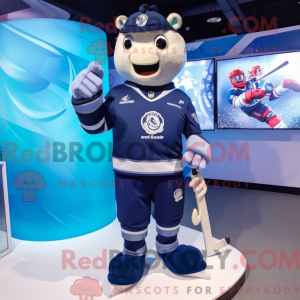 Kostým maskota Navy Ice...