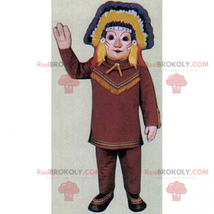 Karaktermascotte - Native American - Redbrokoly.com