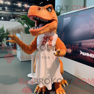 Máscara de pêssego T Rex...