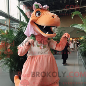 Máscara de pêssego T Rex...