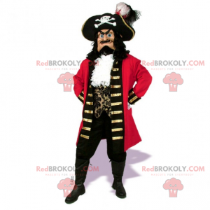 Karaktärsmaskot - Captain Pirate Ship - Redbrokoly.com