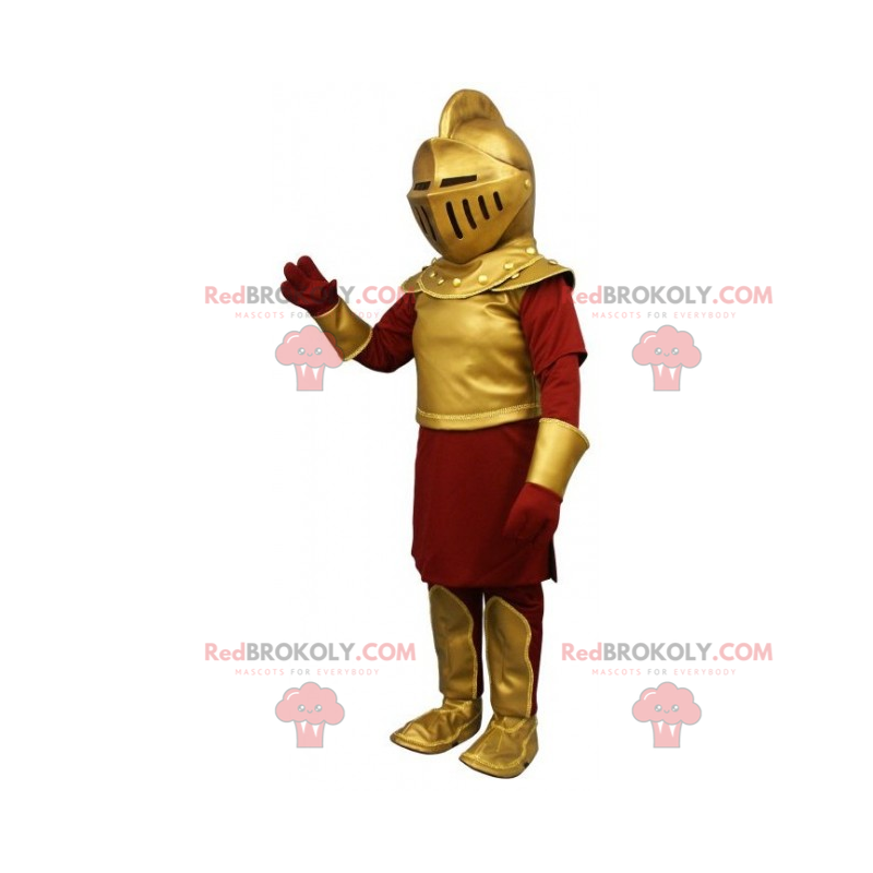 Maskot postavy - rytíř - Redbrokoly.com