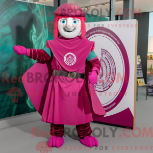 Disfraz de mascota Magenta...
