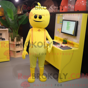 Citrongul Computer maskot...