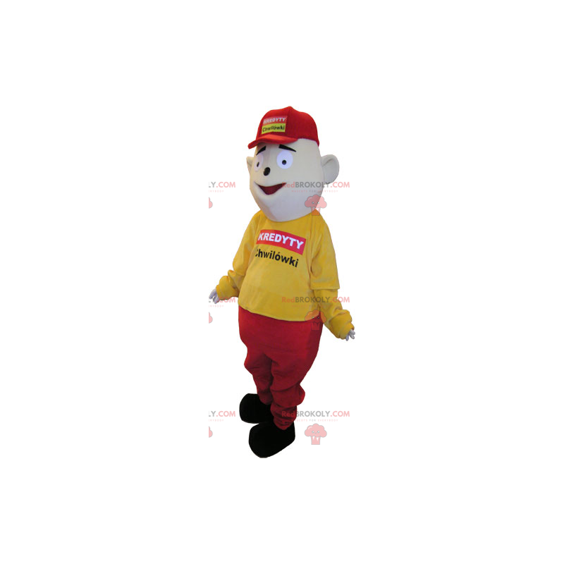 Mascotte personaggio - commentatore sportivo - Redbrokoly.com