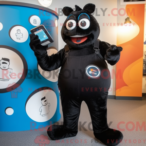 Black Phone-mascottekostuum...