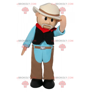 Mascota de personaje - vaquero - Redbrokoly.com