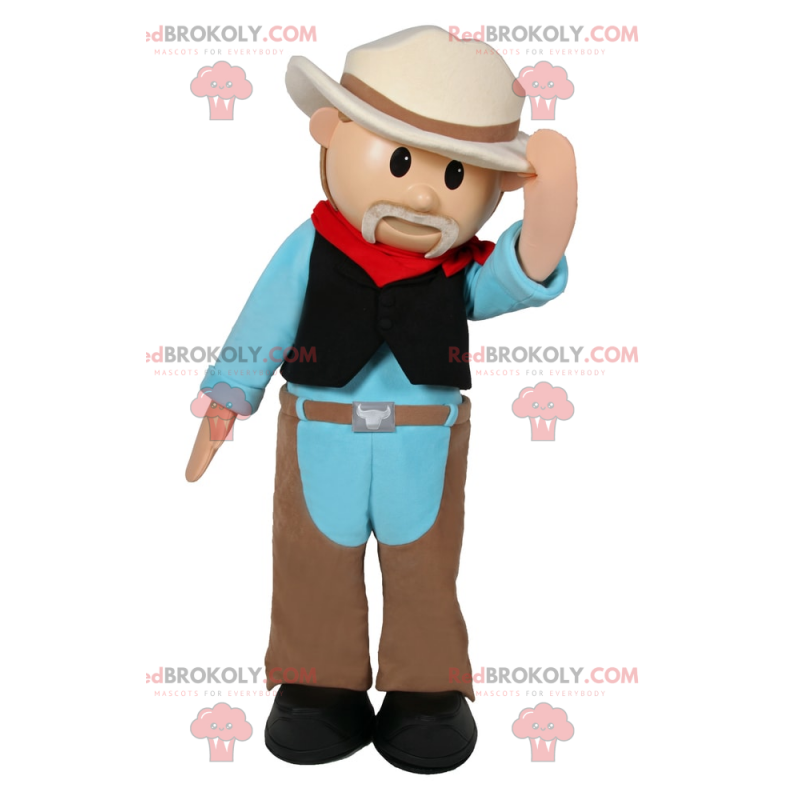 Karaktär maskot - Cowboy - Redbrokoly.com