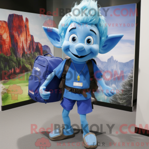 Blue Elf maskot kostume...